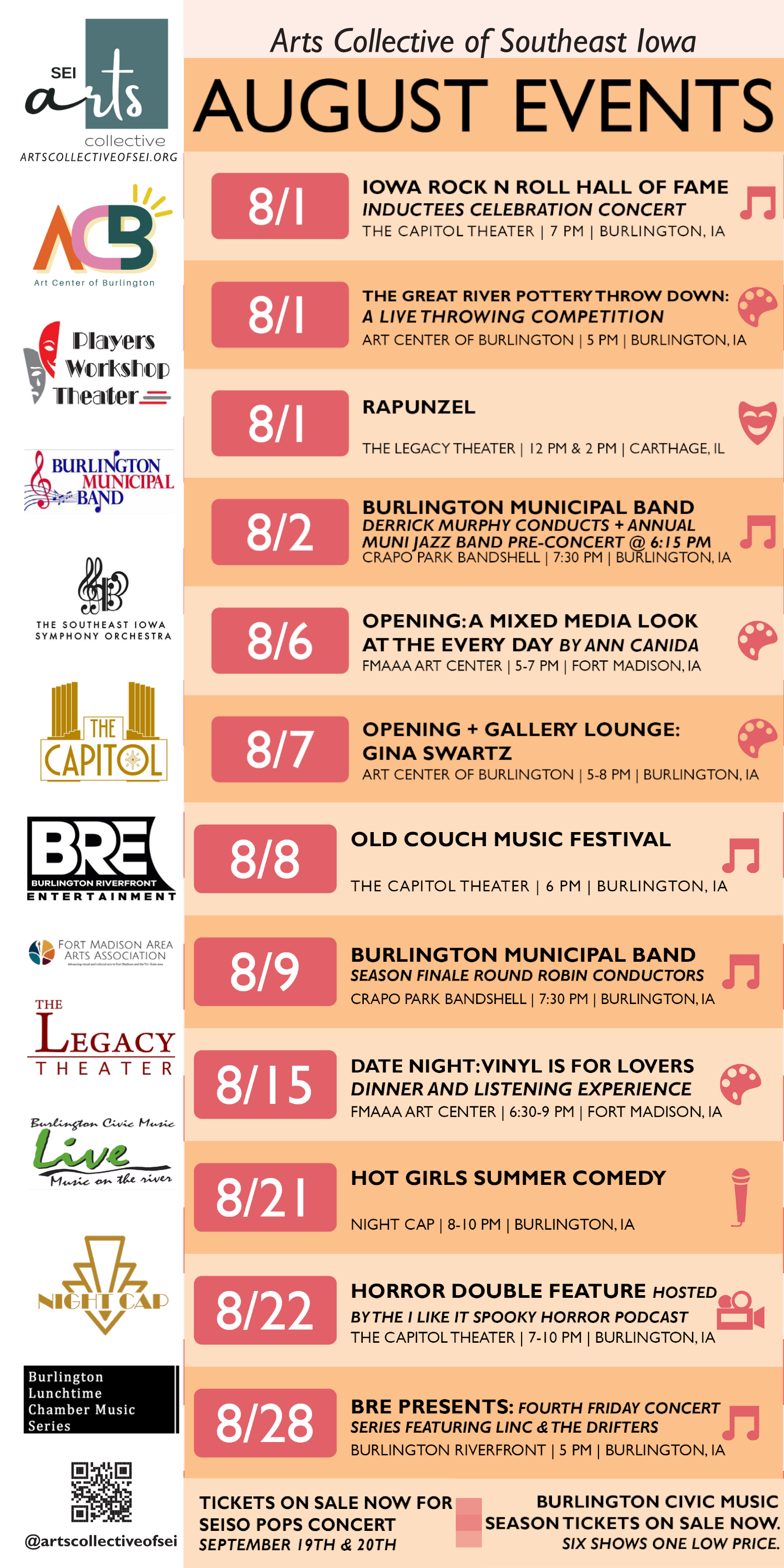 arts collective calendar